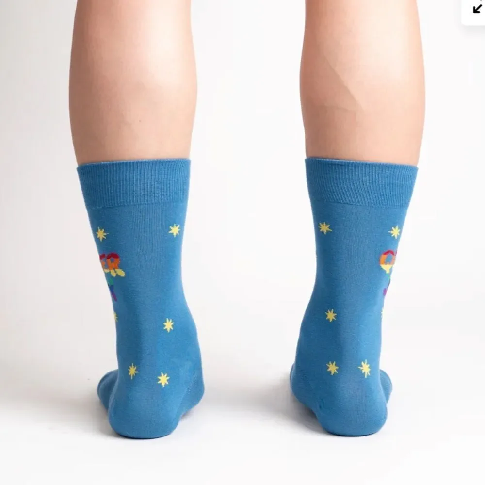 NWT Sock It To Me Queer Joy crew socks - Picture 2 of 7